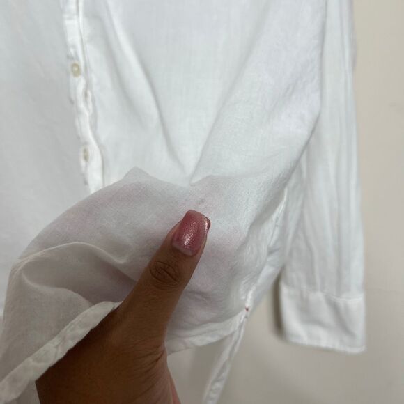 Xirena White Button Down Shirt XS Women Long Sleeve - Picture 4 of 9